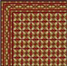 Dollhouse Miniature Rug: Mazurka